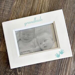 White "grandkids" Picture Frame